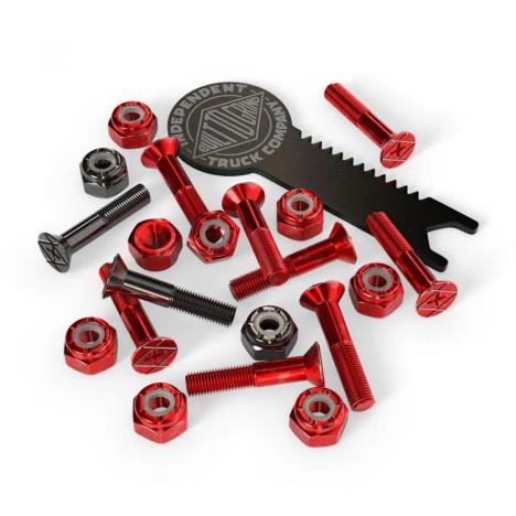 Indy Bolts Phillips w/Tool (pk 10) Red / Black 1 IN £3.99